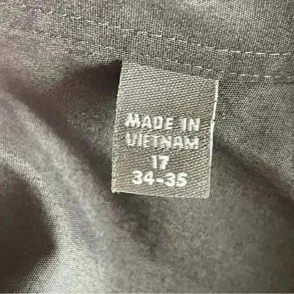 Kenneth Cole Stretch Solid Button-Down Long Sleeve Shirt Slim Fir M (17) #1781 - Picture 8 of 11